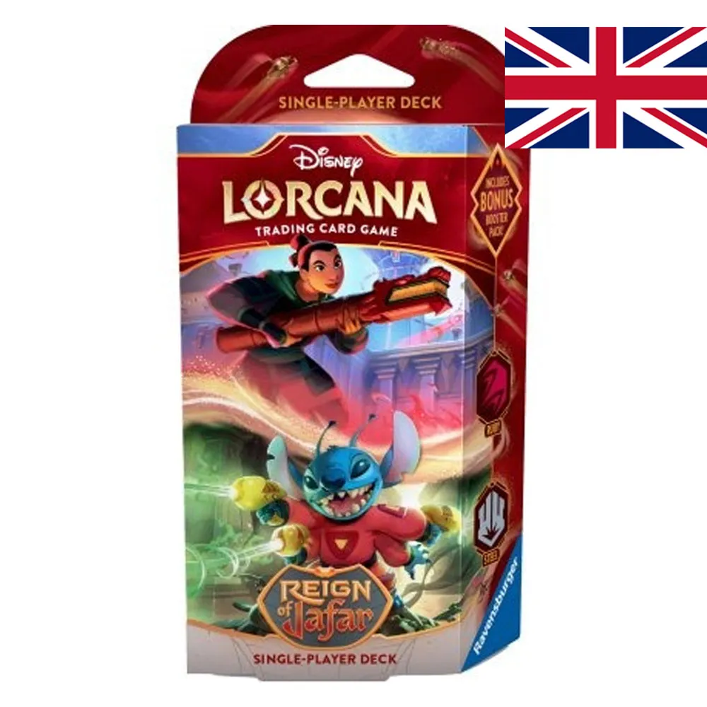 [4050368984821] MAZO DE INICIO STARTER DECK A - REIGN OF JAFAR - LORCANA TCG (INGLÉS)