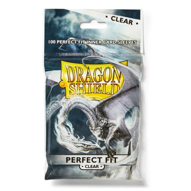 [5706569130015] PERFECT FIT CLEAR CARGA SUPERIOR - FUNDAS DRAGON SHIELD - 100PC