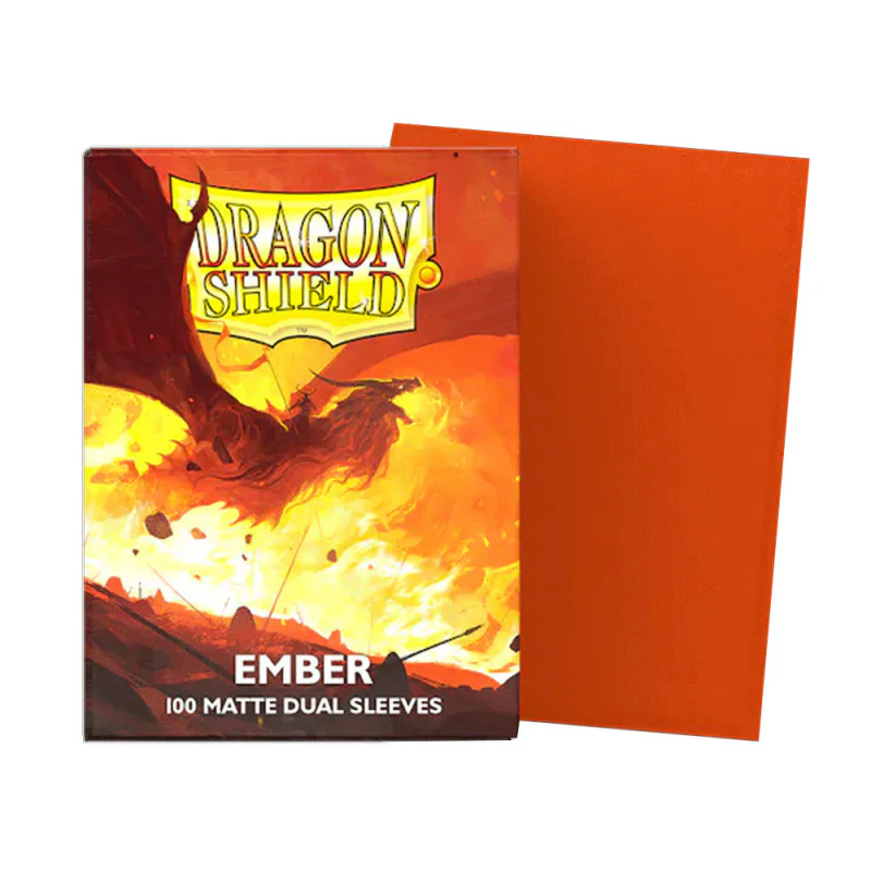 [5706569150549] EMBER DUAL MATTE - FUNDAS DRAGON SHIELD - 100PC